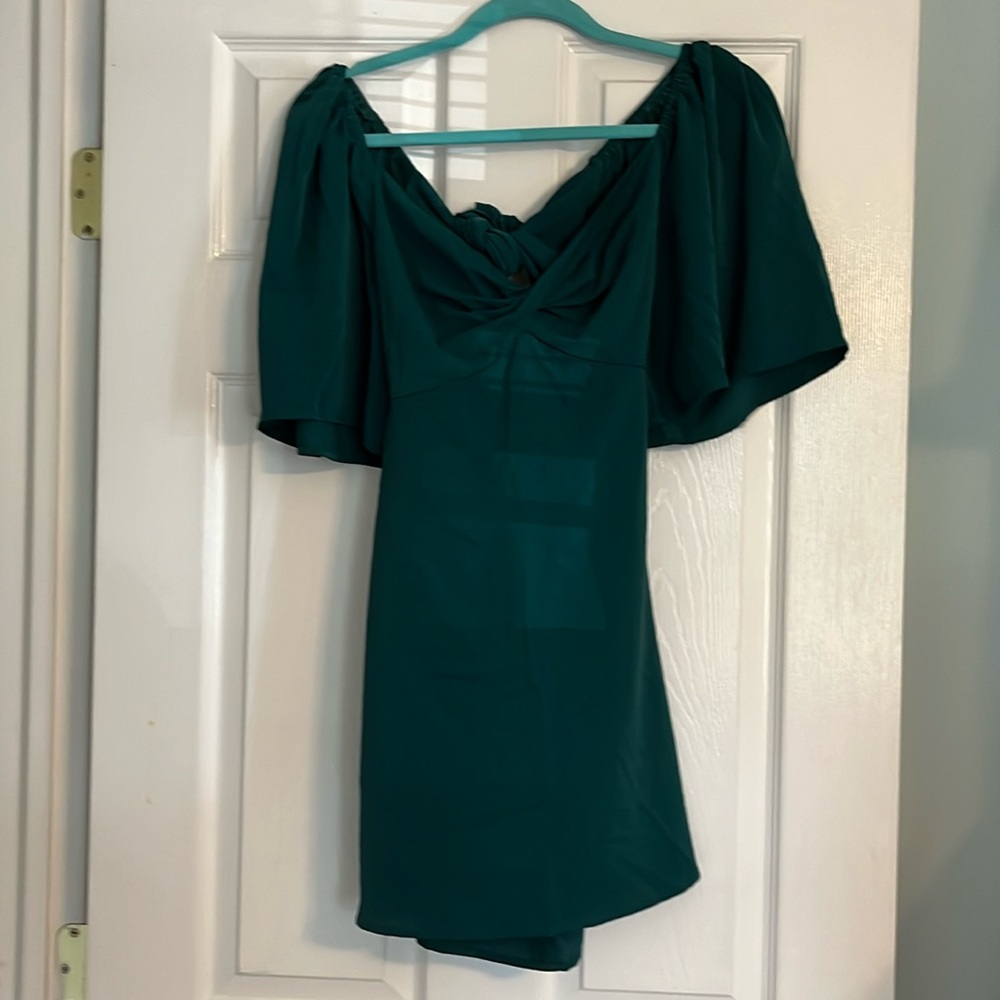 Abercrombie and Fitch small green mini dress with tags